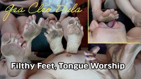 GEA DOMINA - FILTHY FEET, TONGUE WORSHIP (SUB ENG)