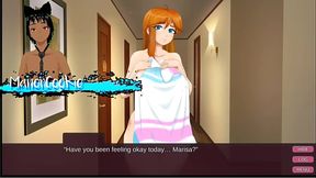 Naughty MILF Marisa gets off from solo masturbation