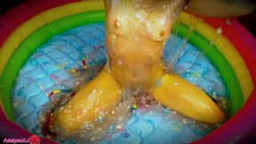 adalynnx - slime pool and gummy snakes 2