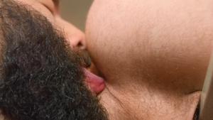 Str8toGay.com - Inked american bear Markus Kage wishes very clean cumshot