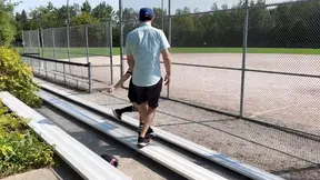 Married Hubby joins his ex-wife getting fucked by teammate after baseball game