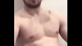 Confused dude jerking off in slutwear