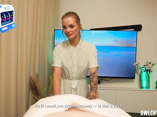 The Shy Masseuse Couldn’t Resist Her Client’s Large Rod