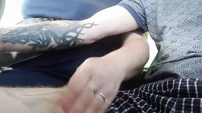 A stranger pumps my cock&#x1F32D; on public transit till I come