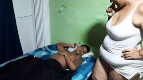 She wakes me up with a delicious blowjob