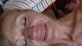 Gilf lady gets fucked in her ass