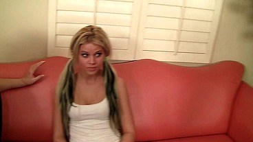 Jessa Rhodes and Vicky Vixen Swallow Evan Stone's Cum in Threesome Blowjob