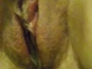 Pissing while rubbing my clit with a vibrator