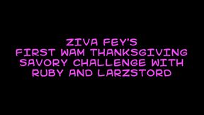 ziva fey - wam thanksgiving with larzstord and ruby vuitton