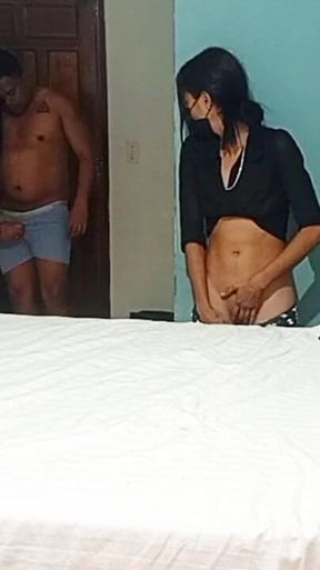 My Skinny Stepsister Watches Me Fuck My MILF Stepmother