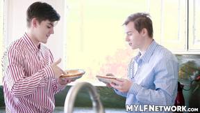 ”Horny Anthony Pierce & Tyler Cruise fucks some stepmommy pies”