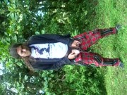 Outdoor: Punk Rocker Peeing at the Woods / Behind the Scenes
