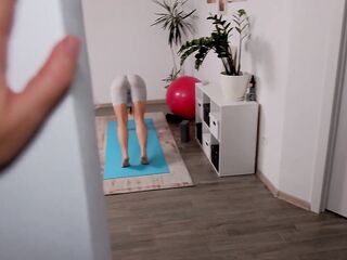 Step Brother Helped Me Stretch And Stretched My Taut Snatch