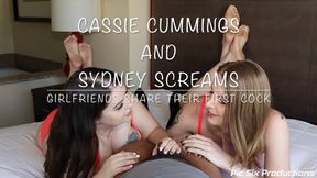 Cassie Cummings and Sydney Screams Girlfriends Share Their First Cock