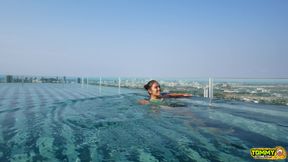 Petite Asian Teen Double Cum Anal Fuck