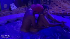 I Fuck My Indian Stepsister in a Jacuzzi Until She Reaches Orgasm