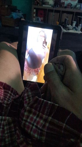 I dress up as her and jizz on her photo.