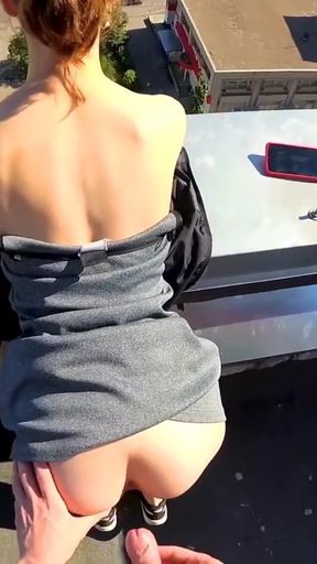 Jaw-dropping moment from &quot;Public Tit Flashing - Full Eye Contact Blowjob and Cum Walk on Tits&quot;