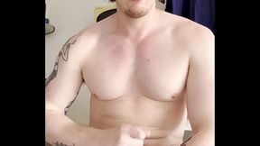 POV: Thick Muscle Bro Jerks off with You While He Tells You About the Berlin Sex Party