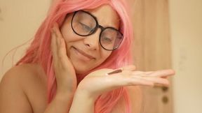 Giantess Takes Care of Her Tiny Companion