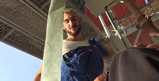2801 Slut from Berlin Fuckd Raw by Straitht Worker so Sexy