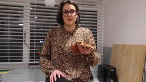 Caught Again with Stepmummy's Leather Gloves
