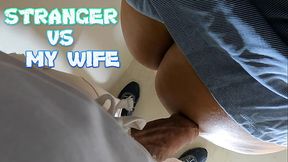 My husband was Next to me and was Filming with his Phone the Stranger Who Lifted my skirt and Grinding his Cock on  my Big Ass Hips