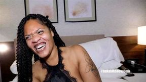 thickie newbie big booty light skinned lacey evil first video ever with stretch3x