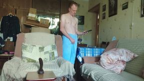 Lanatuls - Anal Slut and Whore - Big Black Dildo Riding