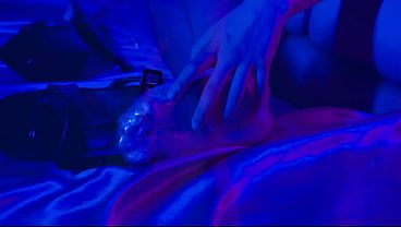 The Beautiful Feet Is Wrapped In Plastic