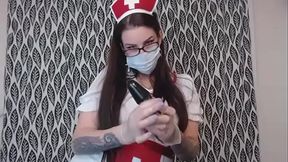 Preview Clip Hot Tattooed BBW Nurse Gives Good Femdom Anal