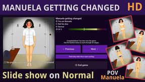 Manuela getting changed (Slide show, Normal, POV: Manuela) - 1080p HD MP4