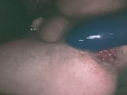 gay guy stuffs hole and prolapses