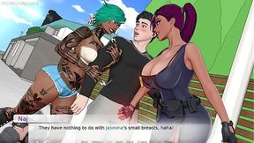 Hot MILF Caught Sucking and Fucking a Huge Thick Cock in Public &mdash;  Naughty Public Slut - Devine Heel 01 3D Porn Game