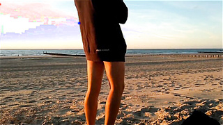 Naked Beach Youngster Uncovered Outdoors