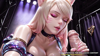 3 DIMENSIONAL Toon : League of Legends - Ahri Hj Missionary Plumb Uncensored Manga porn