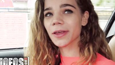 MOFOS - Sabrina Spice Hitchhikes For A Car Ride But What She Really Wants Is An Outdoor Cock Ride