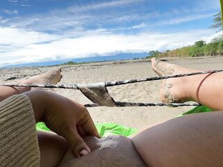 I Like to Touch Myself Until I Reach Orgasm on the Beach Whilst Being Watched