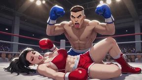 Mixed Boxing Fantasies #12B: Confessions of a Ring Jobber's Ecstasy (Animated)
