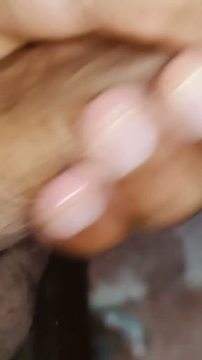 Masterbating in toilet   Clip 1