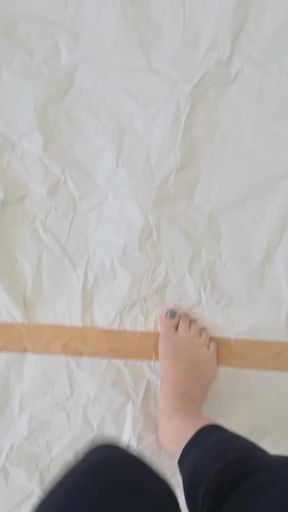 Foot Art - Painting with Feet