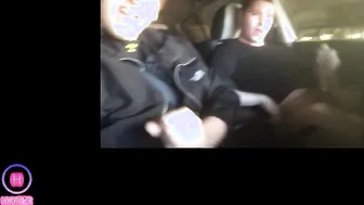 Horny twink eats his own cum after fleshlight jerk off with friend