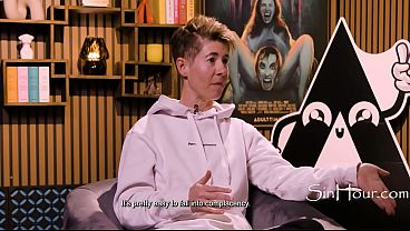 Hot couple Andi & Joey discuss their porn careers in a steamy podcast