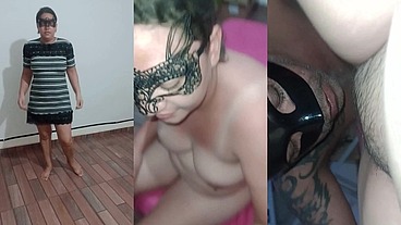 Ganhou um vestido e veio me mostrar disse que ficou linda mais que ela ainda fica melhor sem ele nua pra mim