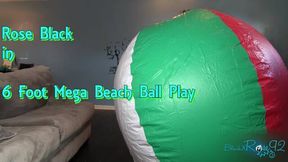 6 Foot Mega Beach Ball Play