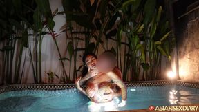 Asiansexdiary Cum on Tits with Huge Tit Asian Girl