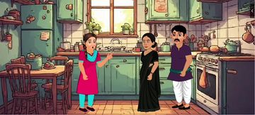 Cheating housewife with her bestfriend and her husband