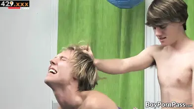 Twinks-In-Public" or "Outdoor-Poolside-Fun", this shortened version could be more appealing to viewers with less characters while still maintaining its original meaning of twins jerking off in public at pool party.