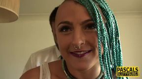 Bound and blindfolded sub