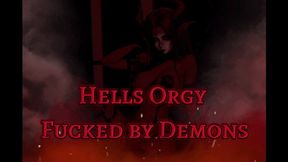 Hell's Orgy - Enslaved by Hell's Lust - Fucked by Demons